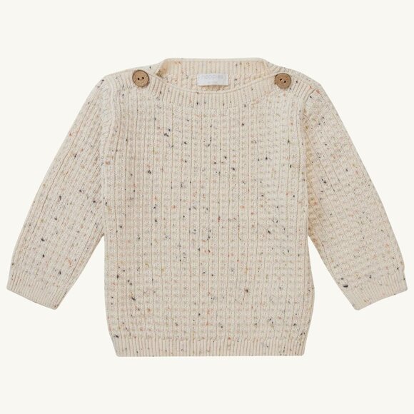 Noppies Other - NWT - Organic speckled cream sweater, Noppies